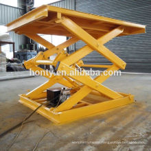 CE approved High quality hydraulic scissor car hoist in ground car lift